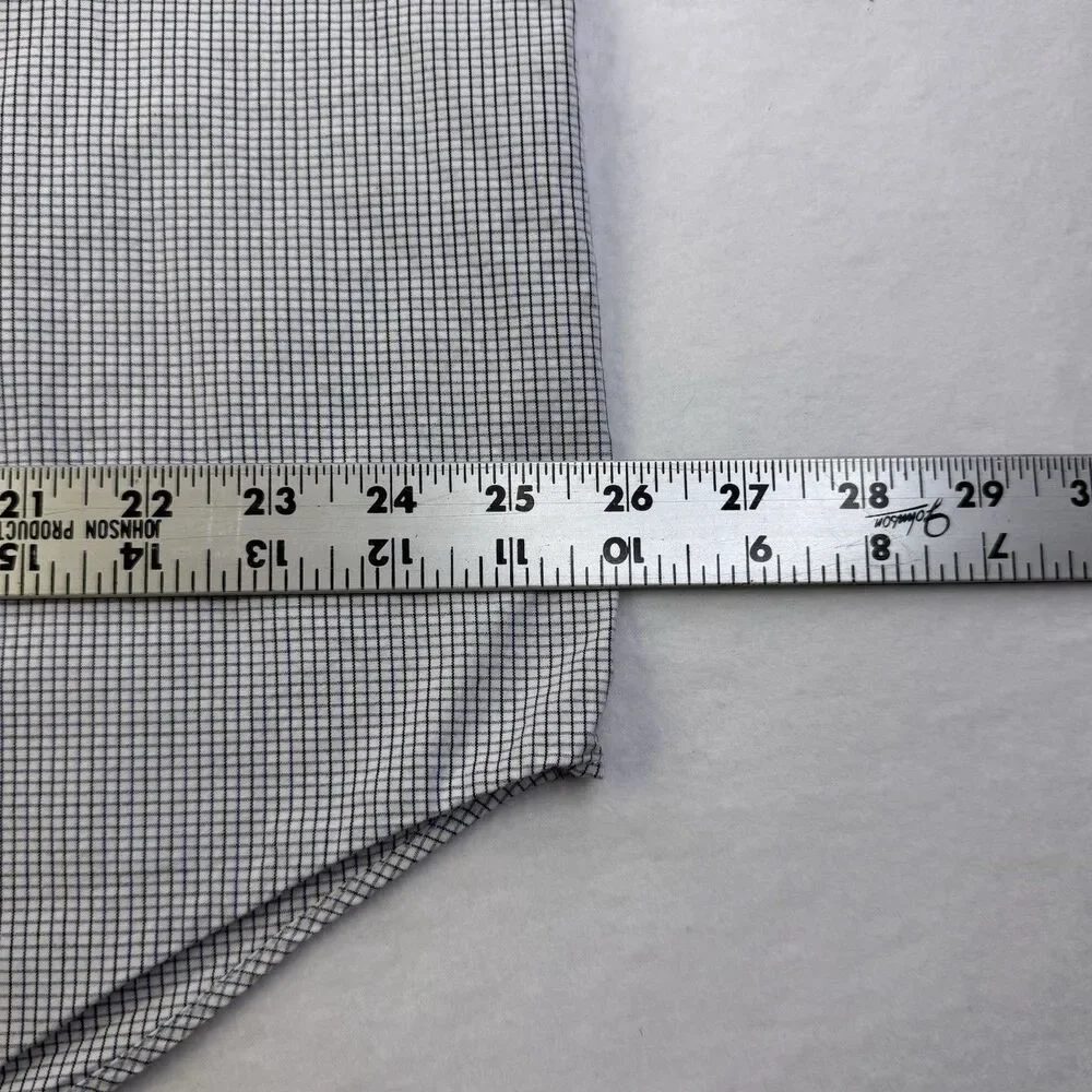 Ralph Lauren Blair Button Down Shirt Black/Blue Gingham l/s Men's Size L 1027